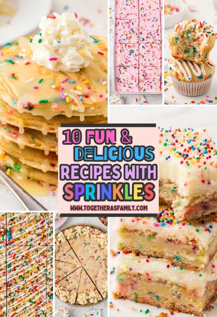 Images of the sprinkle deserts on this collage picture.
