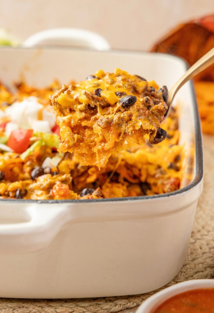 Doritos casserole with ground beef