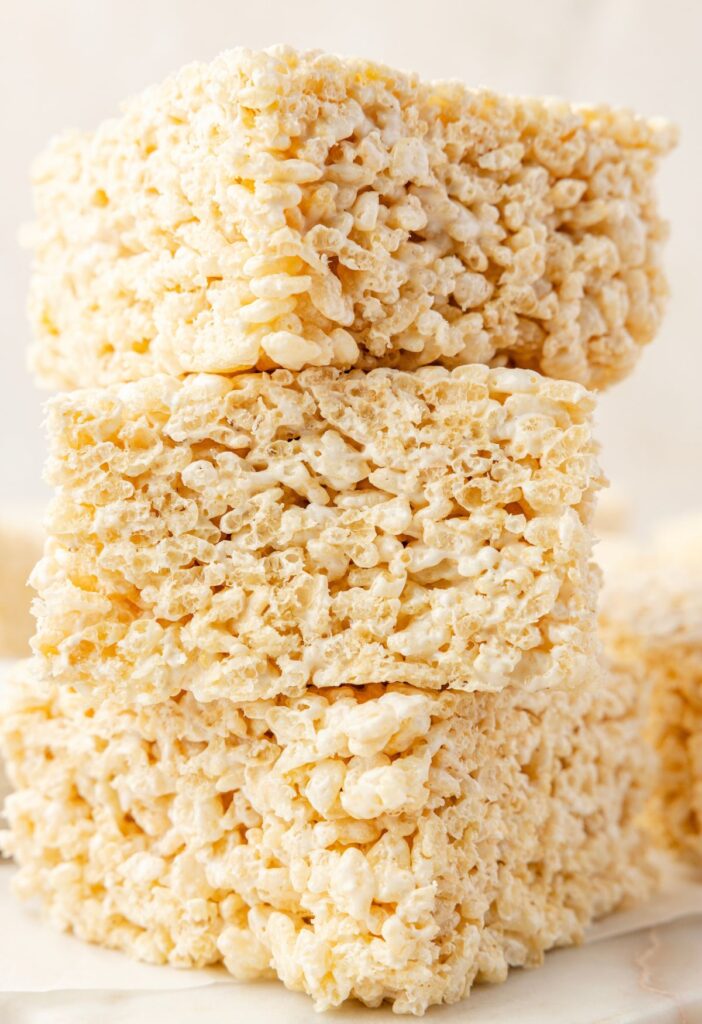 Stack of Rice Krispie treats